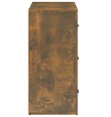 VidaXL Dressoir 80x33x70 cm bewerkt hout gerookt eikenkleurig