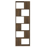 VidaXL Boekenkast/kamerscherm 60x24x186 cm bruineikenkleurig