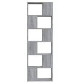 VidaXL Boekenkast/kamerscherm 60x24x186 cm grijs sonoma eiken