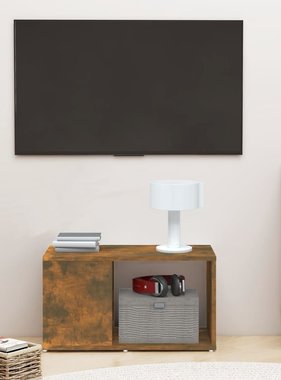 VidaXL Tv-meubel 60x24x32 cm bewerkt hout gerookt eikenkleurig