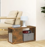 VidaXL Tv-meubel 60x24x32 cm bewerkt hout gerookt eikenkleurig