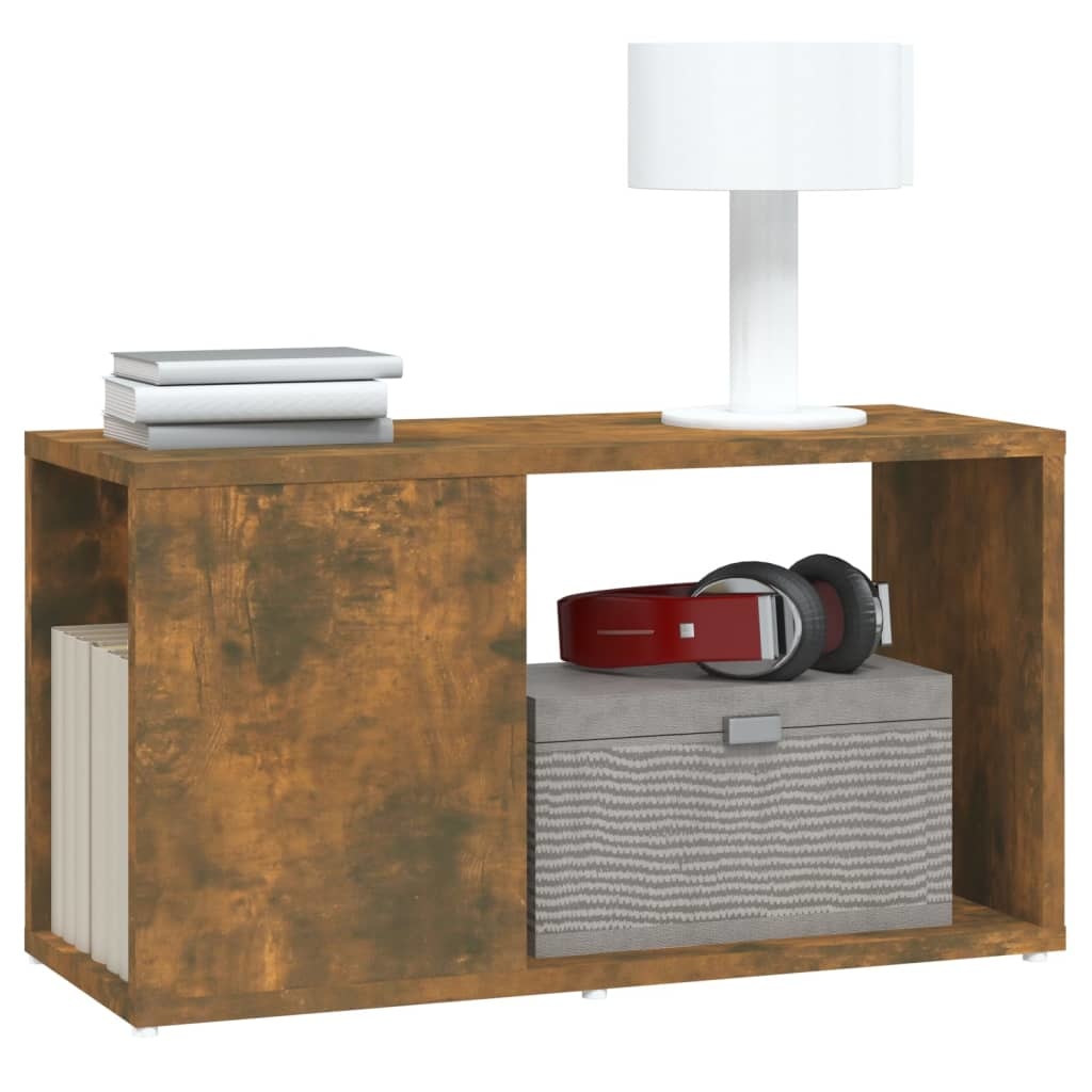 VidaXL Tv-meubel 60x24x32 cm bewerkt hout gerookt eikenkleurig