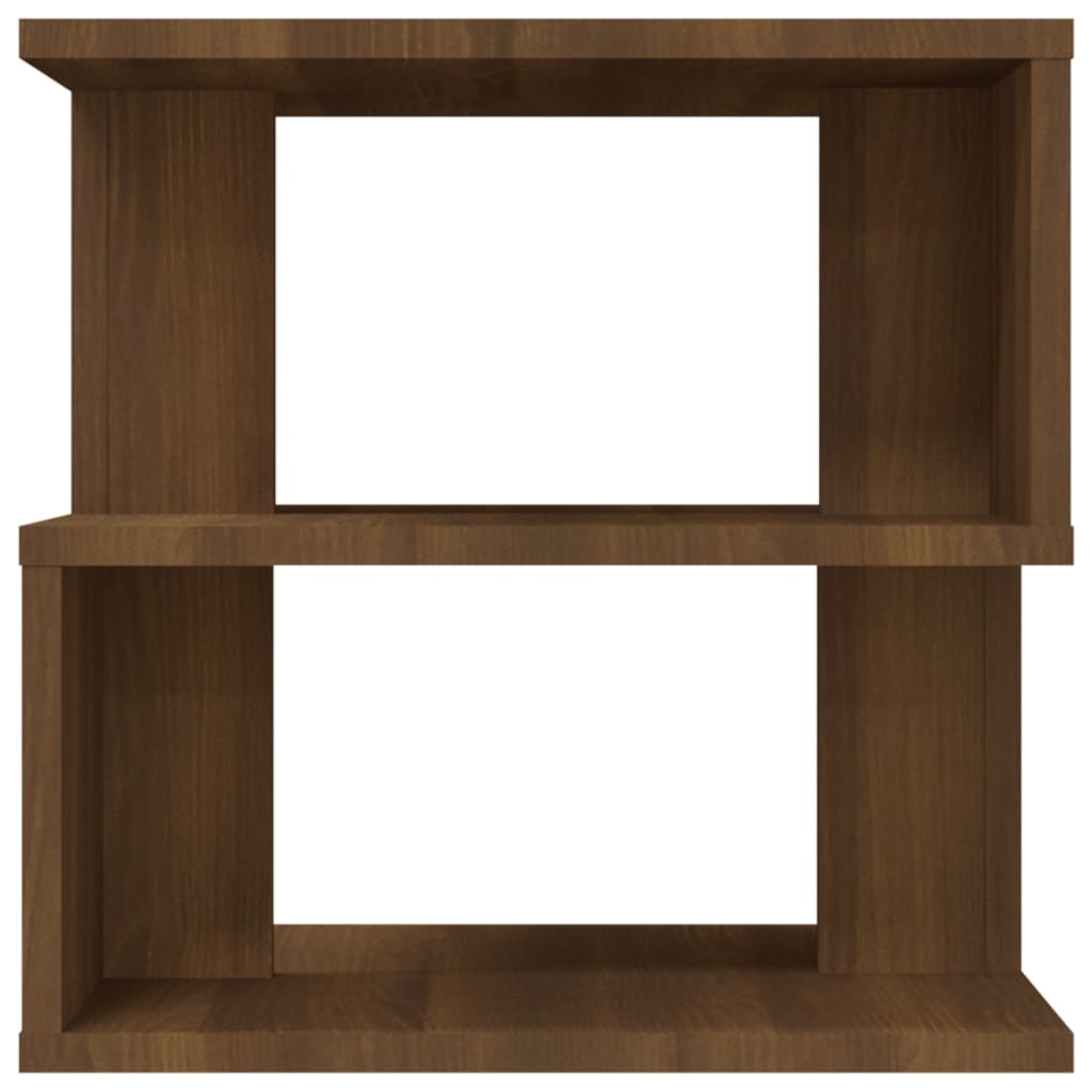 VidaXL Bijzettafel 40x40x40 cm bewerkt hout bruineikenkleurig