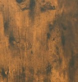 vidaXL Salontafel 60x60x42 cm bewerkt hout gerookt eikenkleurig