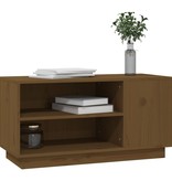 VidaXL Tv-meubel 80x35x40,5 cm massief grenenhout honingbruin