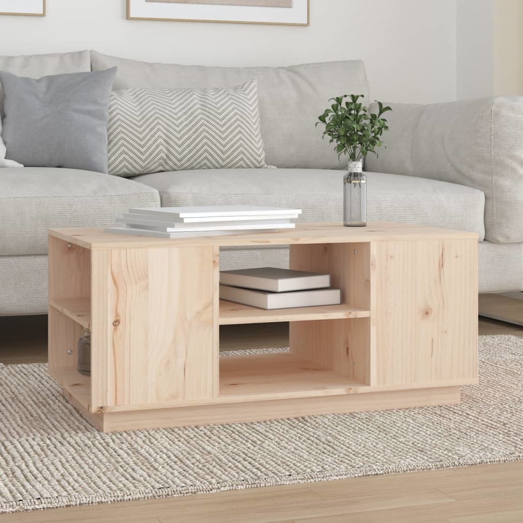 VidaXL Salontafel 90x49x40,5 cm massief grenenhout
