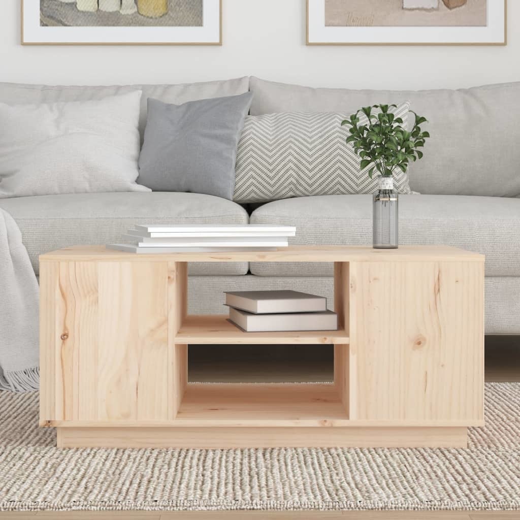 VidaXL Salontafel 90x49x40,5 cm massief grenenhout