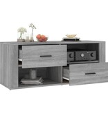 VidaXL Tv-meubel 100x35x40 cm bewerkt hout grijs sonoma eikenkleurig