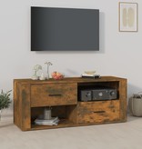 VidaXL Tv-meubel 100x35x40 cm bewerkt hout gerookt eikenkleurig
