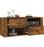 VidaXL Tv-meubel 100x35x40 cm bewerkt hout gerookt eikenkleurig