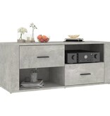 VidaXL Tv-meubel 100x35x40 cm bewerkt hout betongrijs