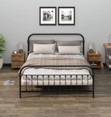 VidaXL Nachtkastjes 2 st 40x35x50 cm gerookt eikenkleurig