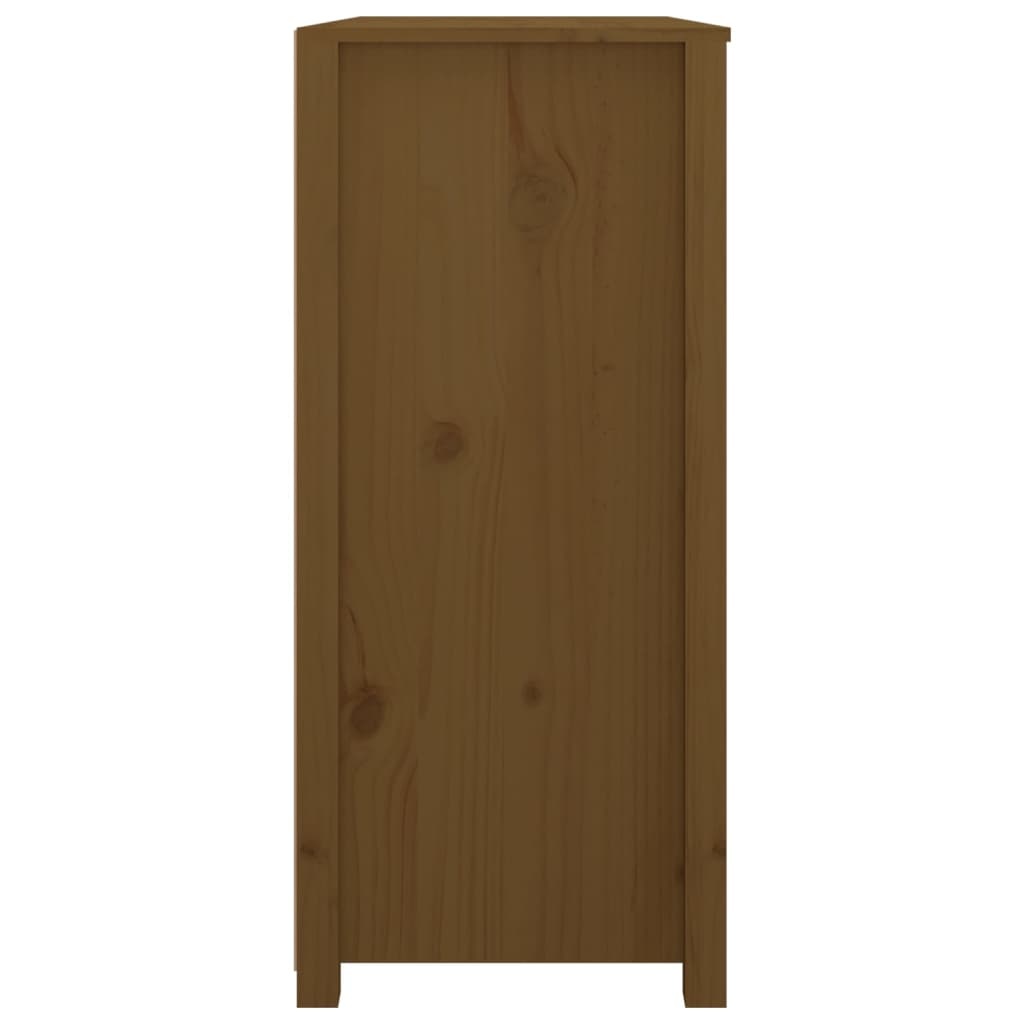 VidaXL Dressoir 100x40x90 cm massief grenenhout honingbruin