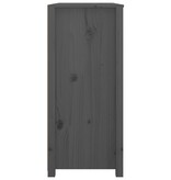 VidaXL Dressoir 100x40x90 cm massief grenenhout grijs