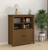 VidaXL Dressoir 83x41,5x100 cm massief grenenhout honingbruin