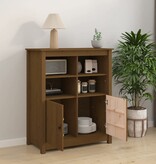 VidaXL Dressoir 83x41,5x100 cm massief grenenhout honingbruin