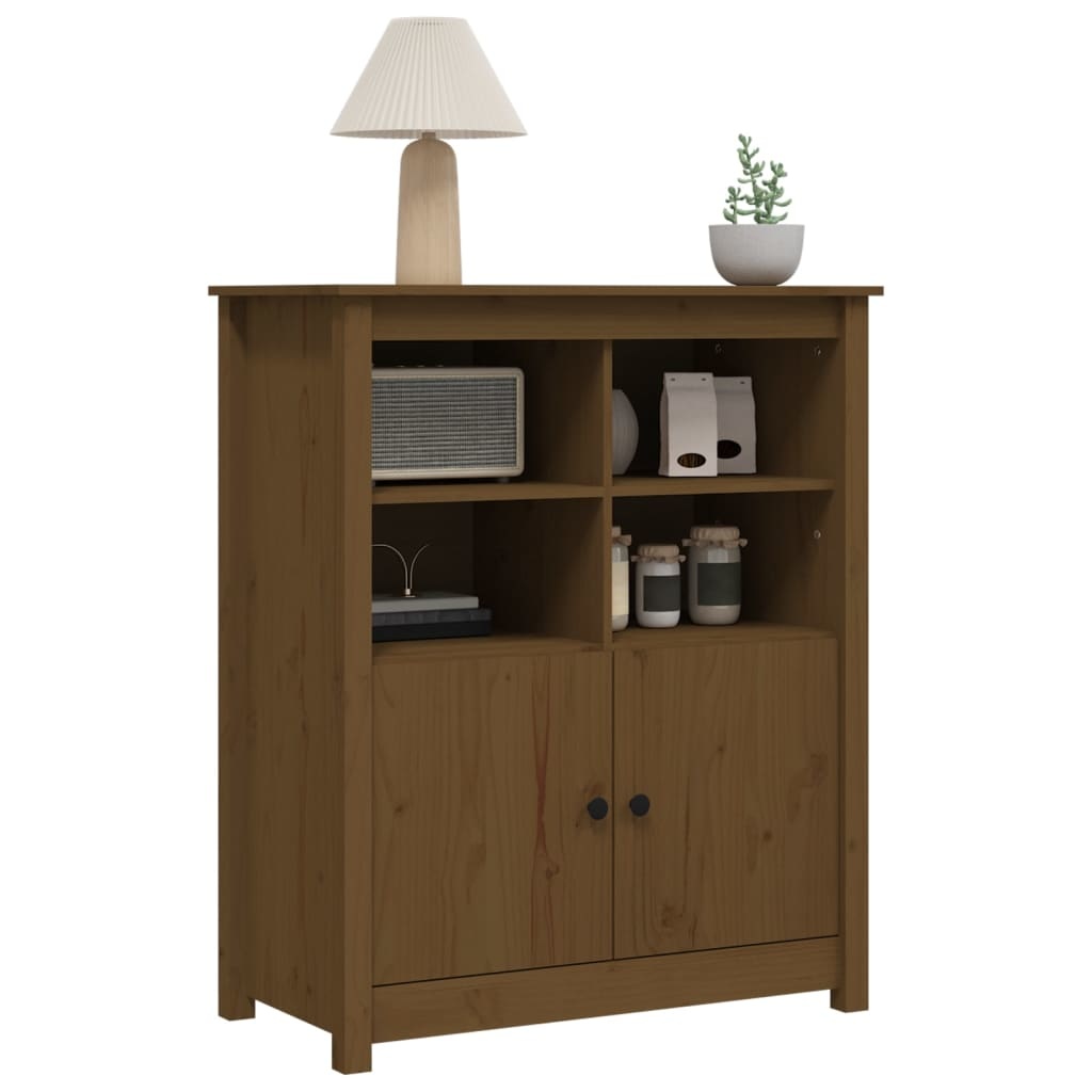 VidaXL Dressoir 83x41,5x100 cm massief grenenhout honingbruin