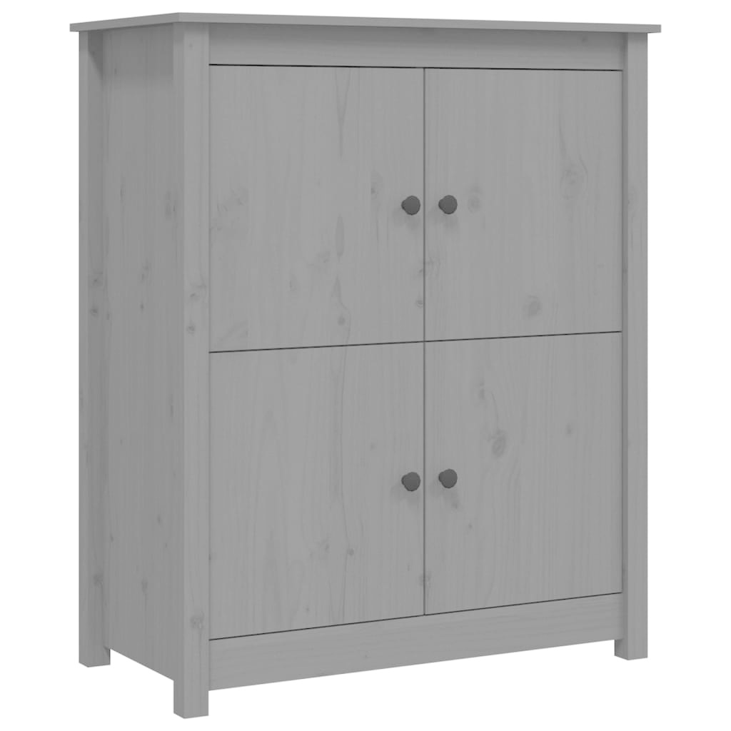VidaXL Dressoir 83x41,5x100 cm massief grenenhout grijs