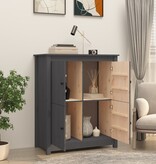 VidaXL Dressoir 83x41,5x100 cm massief grenenhout grijs