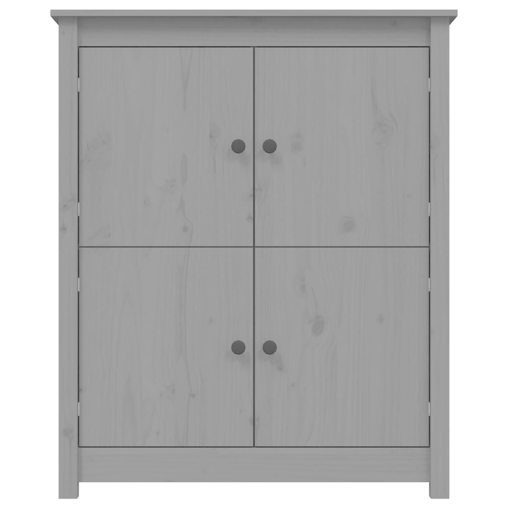 VidaXL Dressoir 83x41,5x100 cm massief grenenhout grijs