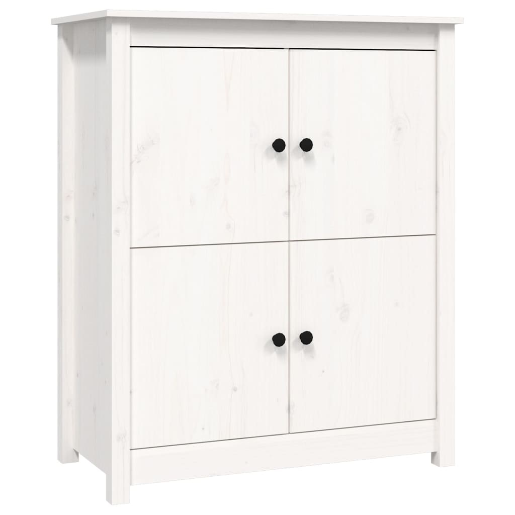 VidaXL Dressoir 83x41,5x100 cm massief grenenhout wit