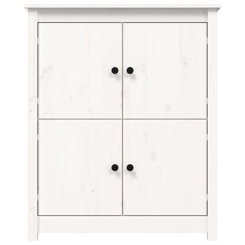 VidaXL Dressoir 83x41,5x100 cm massief grenenhout wit