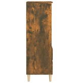 VidaXL Hoge kast 40x36x110 cm bewerkt hout gerookt eiken
