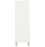 VidaXL Hoge kast 40x36x110 cm bewerkt hout wit