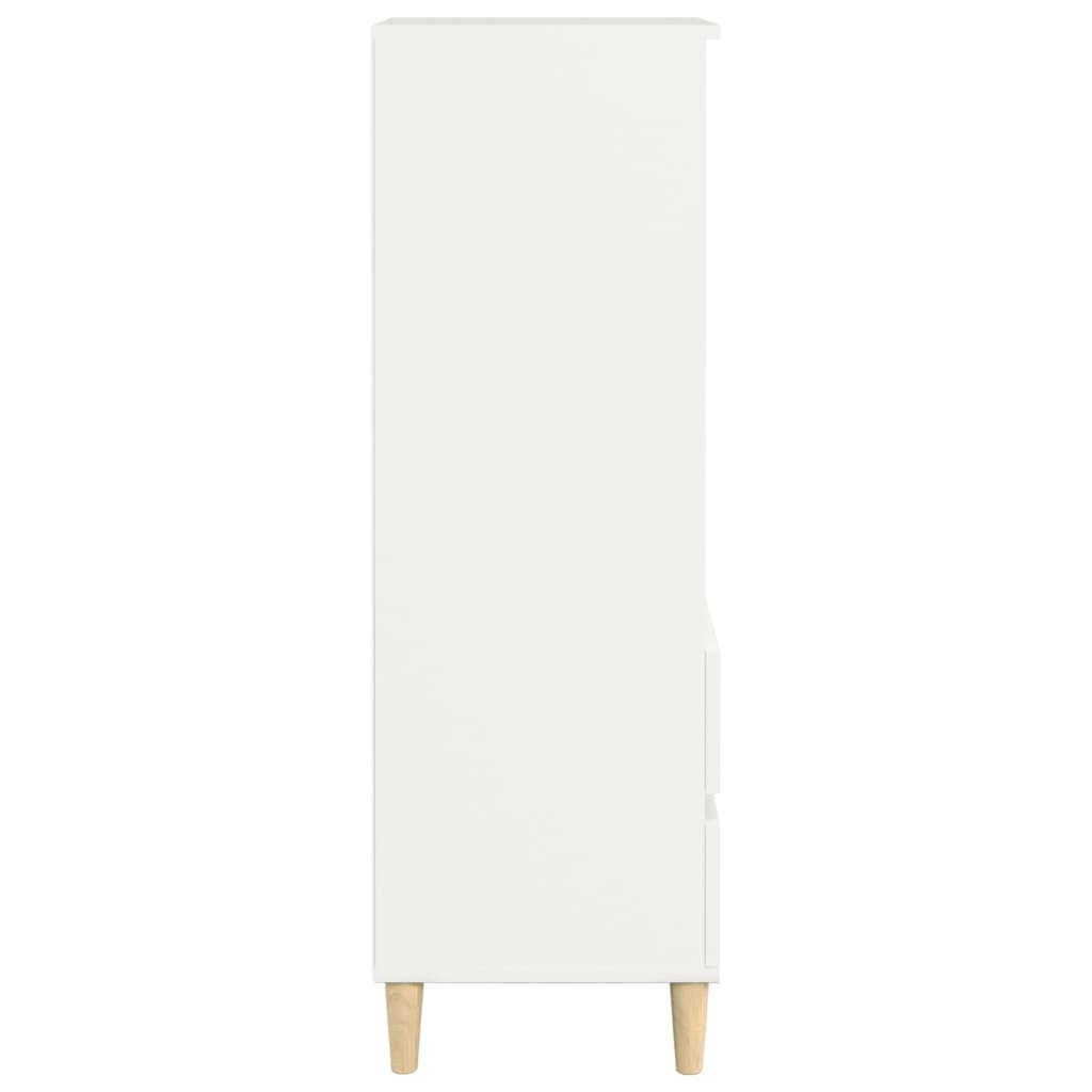 VidaXL Hoge kast 40x36x110 cm bewerkt hout wit