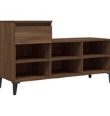 VidaXL Schoenenkast 102x36x60 cm bewerkt hout bruineikenkleurig