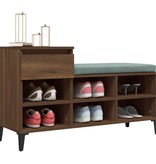 VidaXL Schoenenkast 102x36x60 cm bewerkt hout bruineikenkleurig