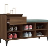 VidaXL Schoenenkast 102x36x60 cm bewerkt hout bruineikenkleurig