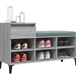 VidaXL Schoenenkast 102x36x60 cm bewerkt hout sonoma grijs