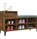 VidaXL Schoenenkast 102x36x60 cm bewerkt hout gerookt eikenkleurig