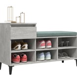VidaXL Schoenenkast 102x36x60 cm bewerkt hout betongrijs