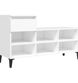 VidaXL Schoenenkast 102x36x60 cm bewerkt hout wit