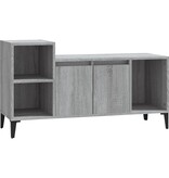 VidaXL Tv-meubel 100x35x55 cm bewerkt hout grijs sonoma eikenkleurig