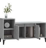 VidaXL Tv-meubel 100x35x55 cm bewerkt hout grijs sonoma eikenkleurig