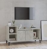 VidaXL Tv-meubel 100x35x55 cm bewerkt hout betongrijs