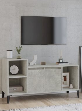 VidaXL Tv-meubel 100x35x55 cm bewerkt hout betongrijs