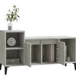 VidaXL Tv-meubel 100x35x55 cm bewerkt hout betongrijs