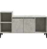 vidaXL Tv-meubel 100x35x55 cm bewerkt hout betongrijs