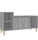 VidaXL Tv-meubel 100x35x55 cm bewerkt hout grijs sonoma eikenkleurig