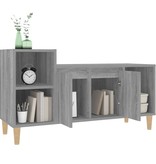 VidaXL Tv-meubel 100x35x55 cm bewerkt hout grijs sonoma eikenkleurig
