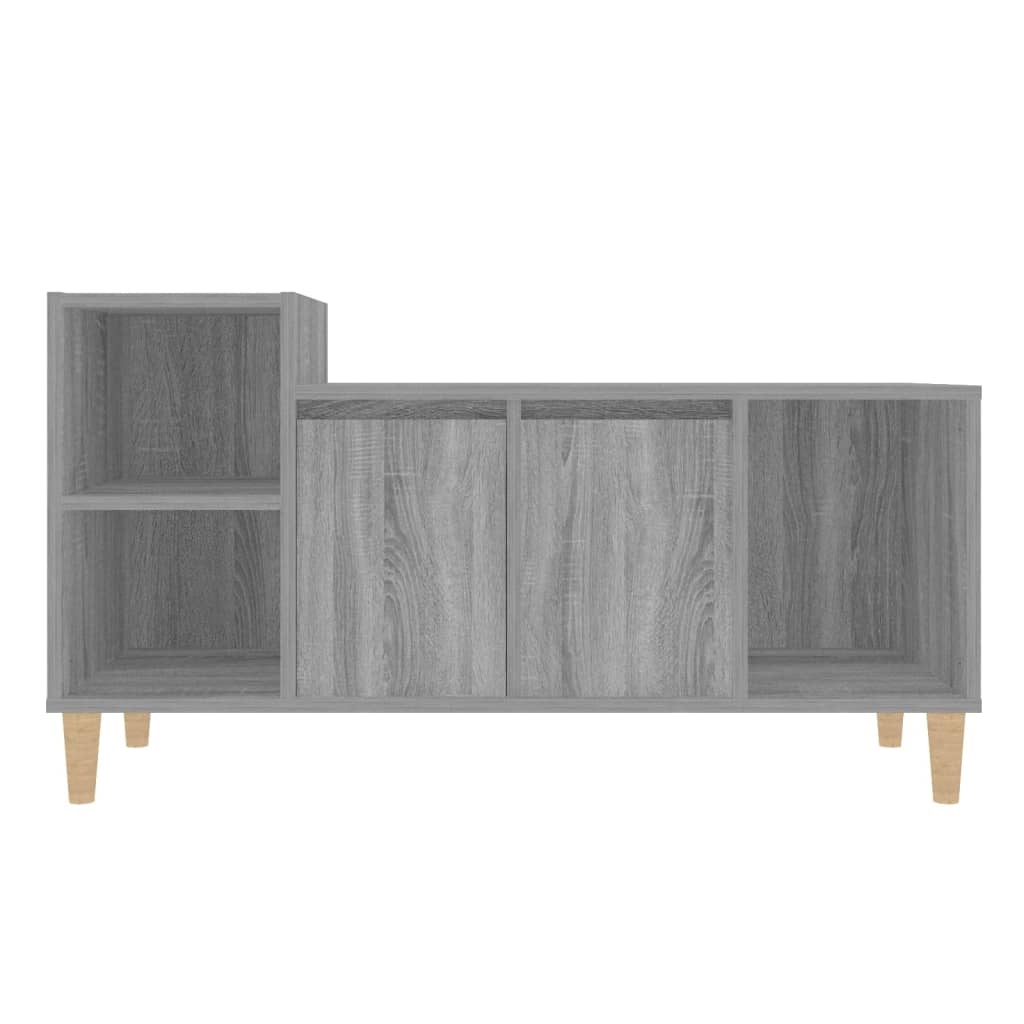 VidaXL Tv-meubel 100x35x55 cm bewerkt hout grijs sonoma eikenkleurig