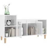 VidaXL Tv-meubel 100x35x55 cm bewerkt hout hoogglans wit