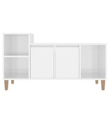 VidaXL Tv-meubel 100x35x55 cm bewerkt hout hoogglans wit