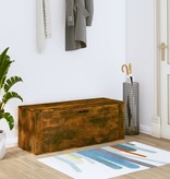 VidaXL Schoenenkast wandgemonteerd 100x35x38 cm bewerkt hout eiken