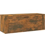 VidaXL Schoenenkast wandgemonteerd 100x35x38 cm bewerkt hout eiken