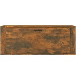 VidaXL Schoenenkast wandgemonteerd 100x35x38 cm bewerkt hout eiken